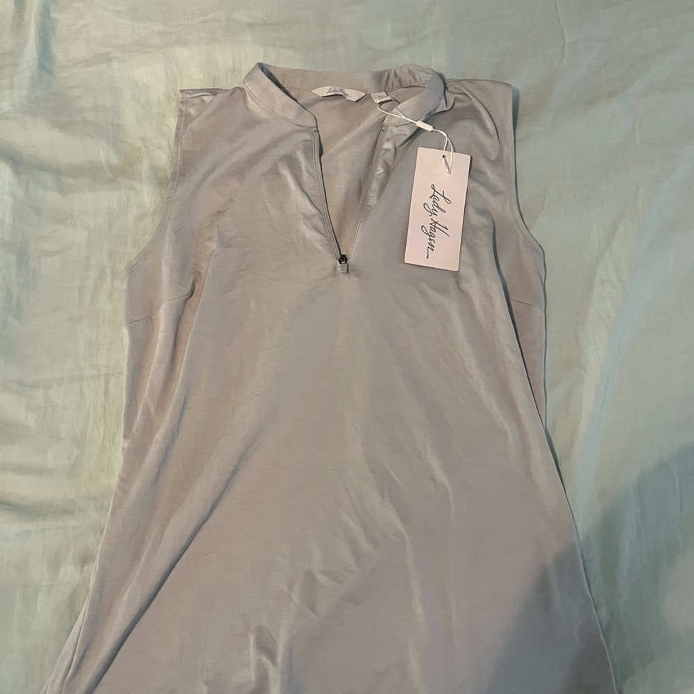 Lady Hagen Gray Sleeveless Top